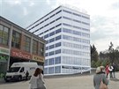 Plánovaná podoba obchodního domu Prior po rozsáhlé rekonstrukci. Plánovaná podoba obchodního domu Prior po rozsáhlé rekonstrukci.